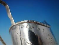 JA English Sterling Silver Cream Pitcher Bright-Cut with Wreath (#5451)