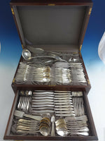 Lafayette Engraved by Towle Sterling Silver Flatware Set Service 110 Pieces