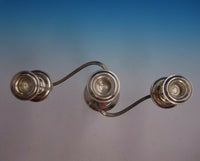 Hampton by Alvin Sterling Silver Candelabra Pair 3-Light #S257 Weighted (#4769)