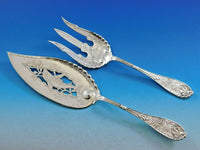 Undine by Wood & Hughes Sterling Silver Flatware Set 12 Service 69 pc Rare 1850