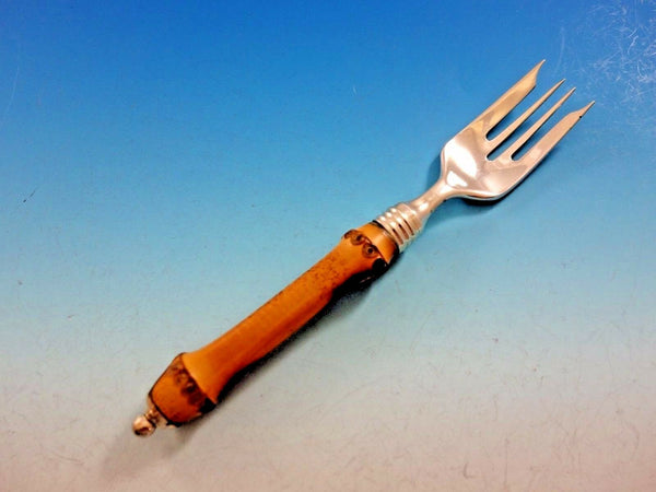 Tahiti by Buccellati Sterling Silver with Real Tahitian Bamboo Salad Fork 7" #4