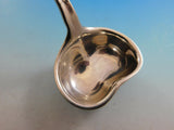Lap Over Edge Acid Etched by Tiffany Sterling Silver Gravy Ladle Heart Shaped 7"
