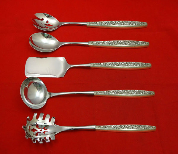 Valencia by International Sterling Silver Hostess Set 5pc HHWS  Custom Made