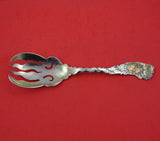 Medallion aka Etruscan aka Homeric by Shiebler Sterling Salad Serving Fork Gold