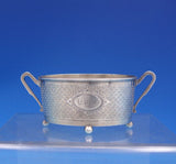 Wendt ? Silver Salt Cellar Master Oval GW Stamped English Sterling #398 (#6939)