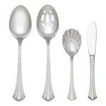 1800 by Lenox Stainless Steel Flatware Serving Hostess Set 4 Piece - New