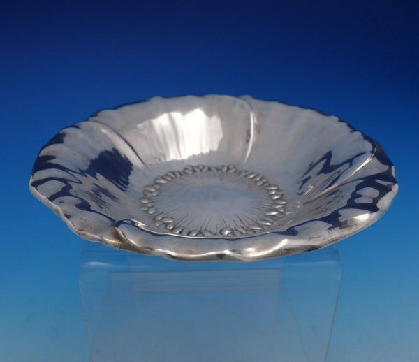 Shreve and Co Sterling Silver Bowl Floral Flower #11031 6" Diameter (#3703)