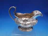 Gorham Sterling Silver Gravy Boat A1030 with Flowers Date Mark 1899 Old (#6935)