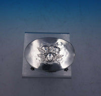 William Comyns English Sterling Silver Jewelry Box w/Velvet Wood Cherubs (#3813)