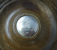 Beaded by Royal Castle Sheffield Silverplate Champagne Coaster Pair (#5860)