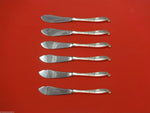 Wishing Star by Wallace Sterling Silver Trout Knife Set 6pc. HHWS Custom 7 1/2"