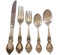 Alexandra by Lunt Sterling Silver Flatware Set for 12 Service 60 pieces