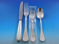 Perles by Christofle France Silverplate Flatware Service Set 88 Pieces Dinner