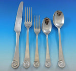 Ammonite by Ginkgo Stainless Steel Flatware Set Service 62 pcs Estate