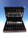 Contrast by Lunt Sterling Silver Flatware Set Service 48 Pcs Mid-Century Modern