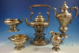 King George by Gorham Sterling Silver Tea Set 5pc (#1293) Fabulous!