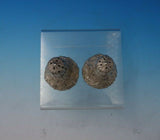 Repousse by Jacobi and Jenkins Sterling Silver Salt Pepper Shaker Set 2pc #5085