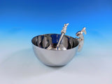 Bunny by Michael Aram Stainless Steel and Silverplate Cup with Spoon - New