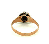 10k Yellow Gold Genuine Natural Bohemian Garnet Ring (#J4791)