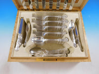 English King by Tiffany Sterling Silver Flatware Set Service 100 pc Dinner Boxed