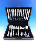 Meadow Rose by Watson/Wallace Sterling Silver Flatware Set Service 52 pcs Dinner