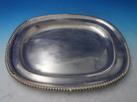 English Georgian Sterling Silver Platter Oval 17 1/2" 1821 London (#6334)