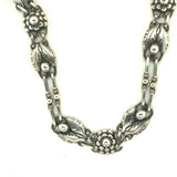 Georg Jensen #1 Flower Leaf .830 Silver Necklace (#J5305)