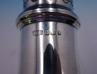 Lee and Wigfull English Victorian Sterling Silver Muffineer Large Fluted (#4894)