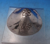 Shell by Unknown Silver Jewelry Box with Hinged Lid 4" x 3 1/4" x 2 1/2" (#7165)