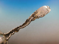 Whiting Sterling Silver BonBonniere Spoon Shell Seaweed Motif 10 1/4" Art Silver