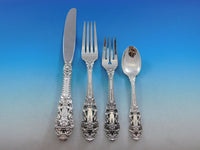 Crown Baroque by Gorham Sterling Silver Flatware Set 8 Service 66 pcs Dinner