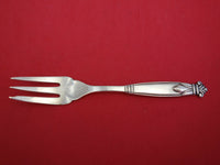 Danish Sterling by Various Makers Sterling Silver Pastry Fork 3-tine 5 1/4"