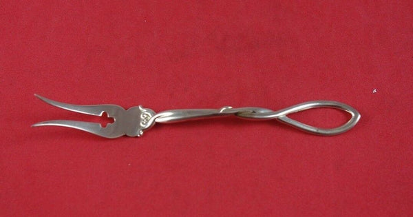 Frank Whiting Sterling Silver Lemon Fork with Loop Handle 5" Serving