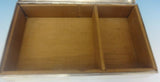 Cartier Sterling Silver Cigarette Box Wood Lined 6" X 3 1/2" (#0329)