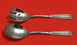 Benjamin Ben Franklin by Towle Sterling Silver Salad Serving Set 2pc Custom 11"