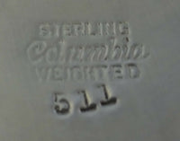 Columbia Sterling Silver Compote Raised with Gadroon Border #511 (#2490)