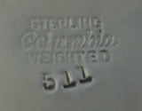 Columbia Sterling Silver Compote Raised with Gadroon Border #511 (#2490)