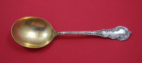 Colbert by Frank Smith Sterling Silver Gumbo Soup Spoon Gold Washed 6 7/8"
