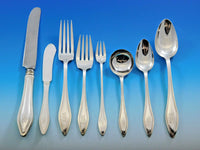 Mary Chilton by Towle Sterling Silver Flatware Set Service 126 pcs R Monogram