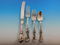 Les Cinq Fleurs by Reed & Barton Sterling Silver Flatware Set Service 145 pcs