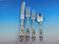 Les Six Fleurs Reed & Barton Sterling Silver Flatware Set Service 72 pcs Dinner