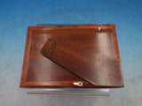 Italian Sterling Silver Picture Frame Wood Back 6" x 4" fits 5" x 3 1/4" (#6684)