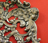 Gorham Sterling Silver Bon Bon Server with Flowers Winged Cherubs #588 6 1/4"