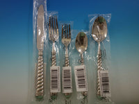 Spirale by Ricci Stainless Flatware Tableware Set Service for 12 New 65 Pcs