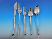 Bark & Branch by Michael Aram Stainless Steel Twig Flatware Set for 8 42 Pcs New