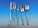 Bark & Branch by Michael Aram Stainless Steel Twig Flatware Set for 8 42 Pcs New