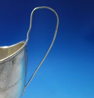 JA English Sterling Silver Cream Pitcher Bright-Cut with Wreath (#5451)