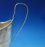 JA English Sterling Silver Cream Pitcher Bright-Cut with Wreath (#5451)