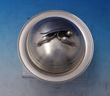 Peapod by Carl Poul Petersen Sterling Silver Butter Dish Round Glass Liner #7299
