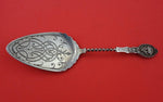 Albert Coles Sterling Silver Pie Server FH AS Medallion brite-cut twisted  10"